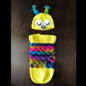 WAHM Owl Newborn Photo Outfit